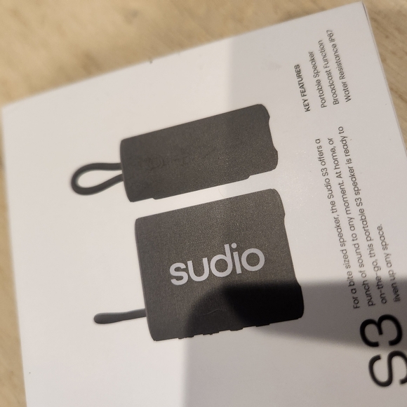 Sudio S3 On-the-go speaker BNIB - Picture 3 of 4